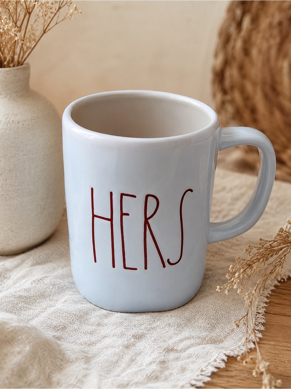 Rae Dunn‎ Mug “Hers” Farmhouse Coffee Cup